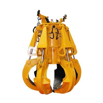 Elektrohidrauliskais apelsīnu mizas satvērējs